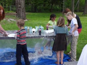 Tie dying at SVS