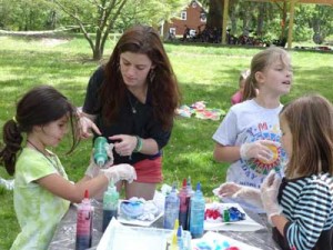 Tie dying at SVS