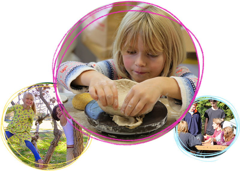 kids doing activities at sudbury valley